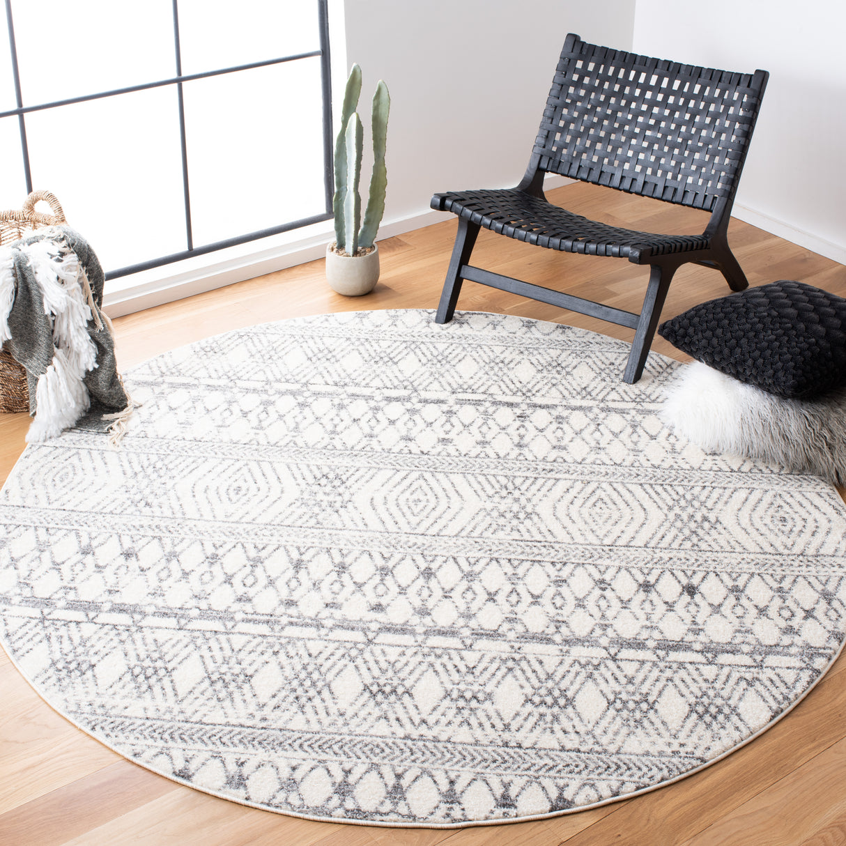 Safavieh Tulum Tul610A Ivory/Grey Rugs.