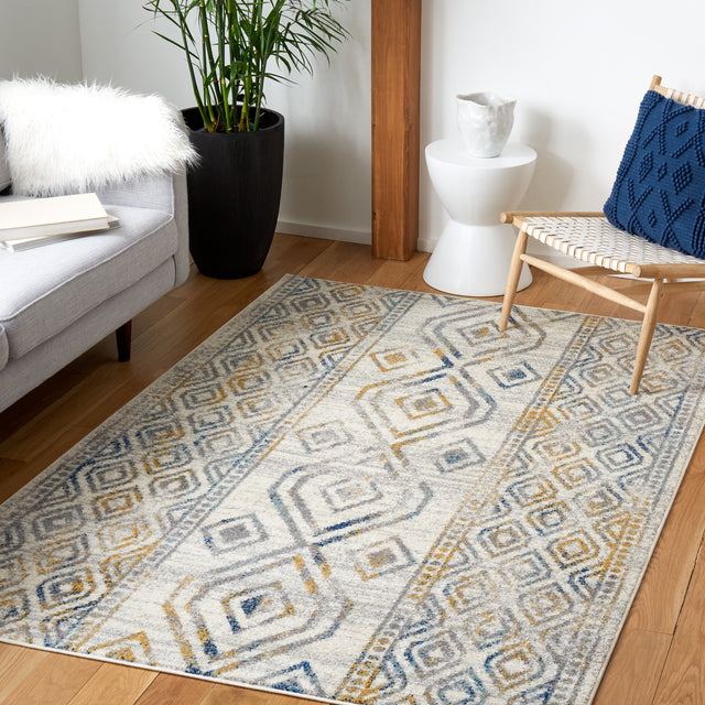 Safavieh Tulum Tul636A Ivory/Grey Rug.