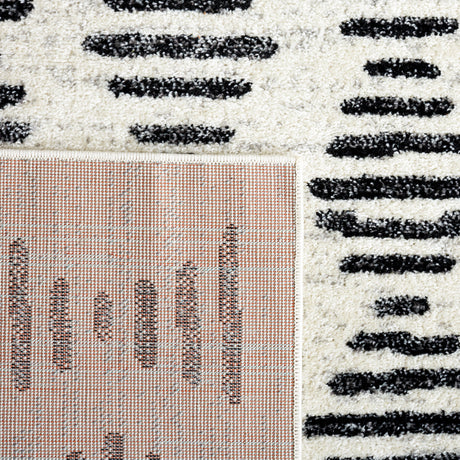 Safavieh Tulum Tul644A Ivory/Black Rug.