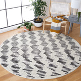 Safavieh Tulum Tul644A Ivory/Black Rug.