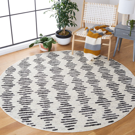 Safavieh Tulum Tul644A Ivory/Black Rug.