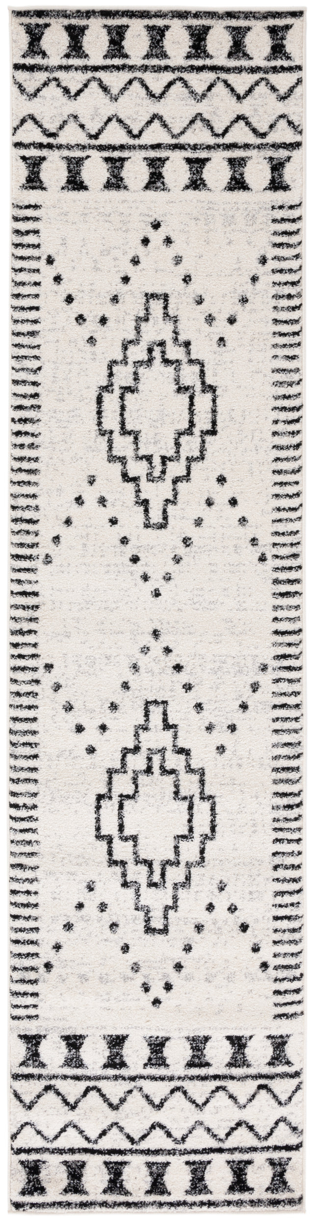 Safavieh Tulum Tul646Z Black/Ivory Rug.