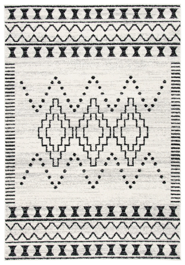 Safavieh Tulum Tul646Z Black/Ivory Rug.