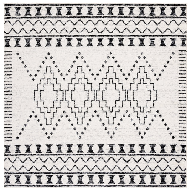 Safavieh Tulum Tul646Z Black/Ivory Rug.