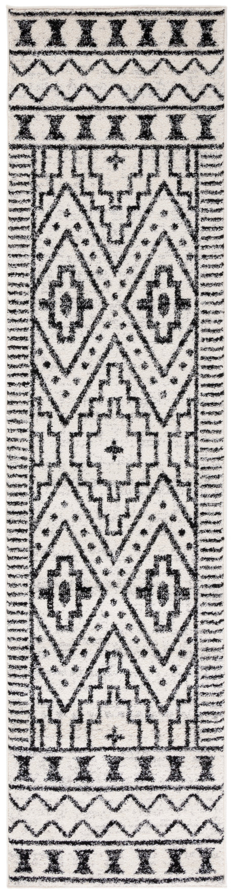 Safavieh Tulum Tul648Z Black/Ivory Rug.