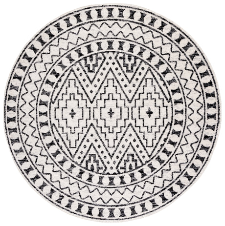 Safavieh Tulum Tul648Z Black/Ivory Rug.