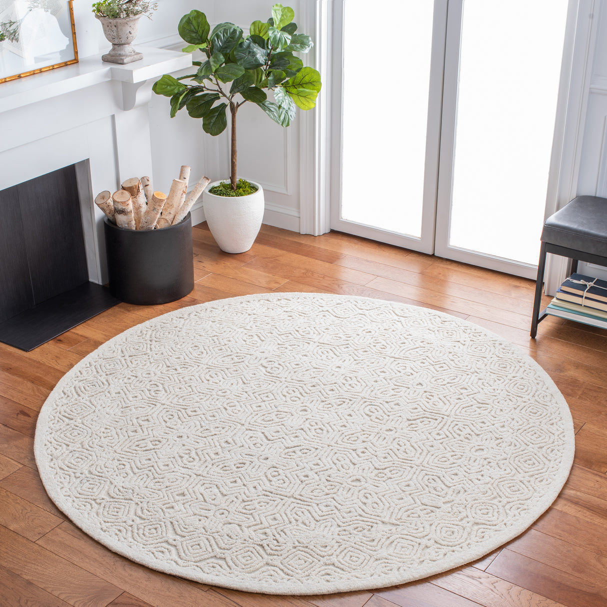 Safavieh Textural Txt101A Ivory Rugs.