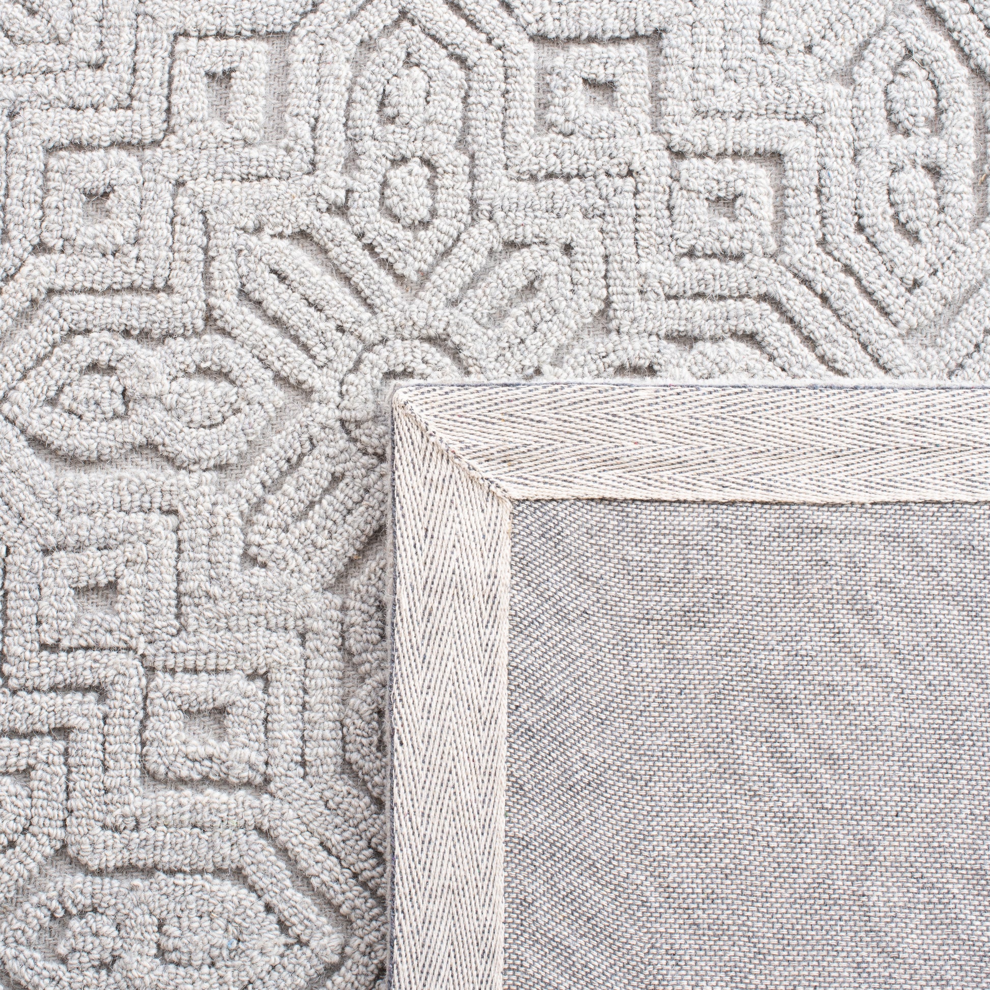 Safavieh Textural Txt101G Silver Area Rug