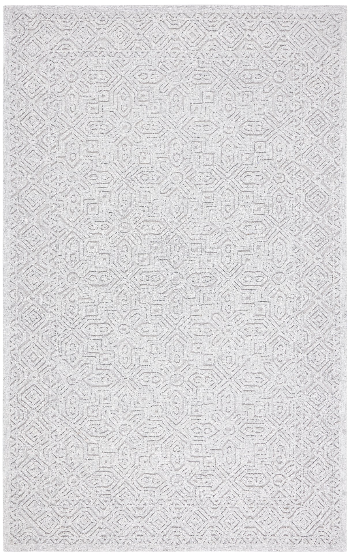 Safavieh Textural Txt101G Silver Rugs.