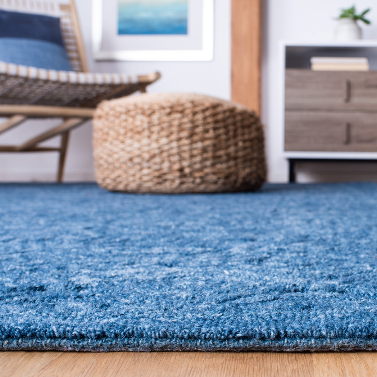 Safavieh Textural Txt101N Dark Blue Rugs.