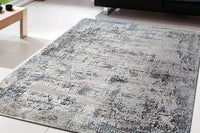 Dynamic Rugs Unique 4054 Blue Grey Area Rug