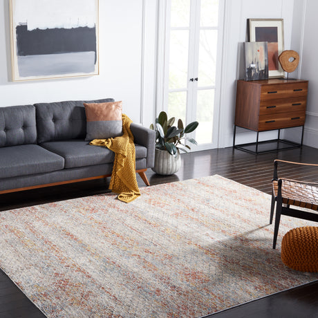 Safavieh Valencia Val517P Beige/Rust Rug.