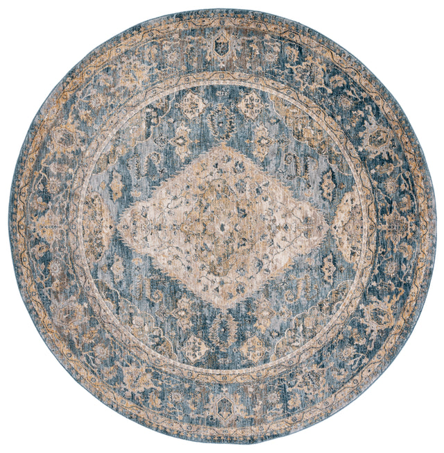 Safavieh Valencia Val564M Blue/Gold Rugs.