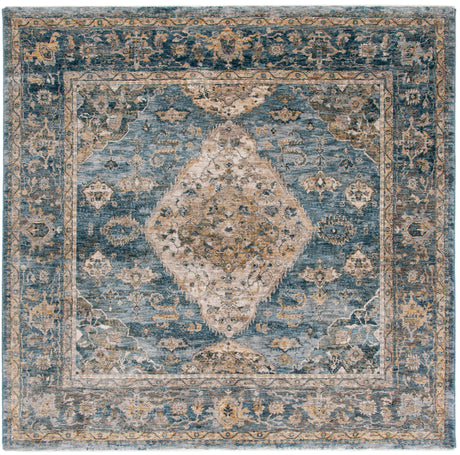 Safavieh Valencia Val564M Blue/Gold Rugs.