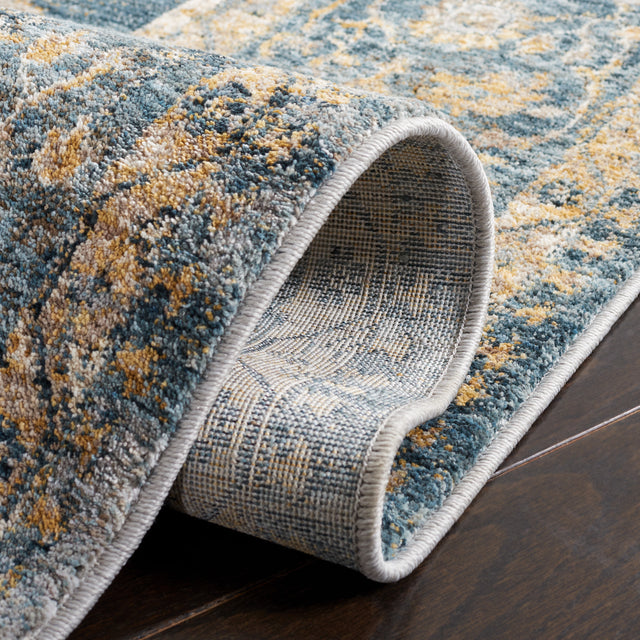 Safavieh Valencia Val564M Blue/Gold Rugs.