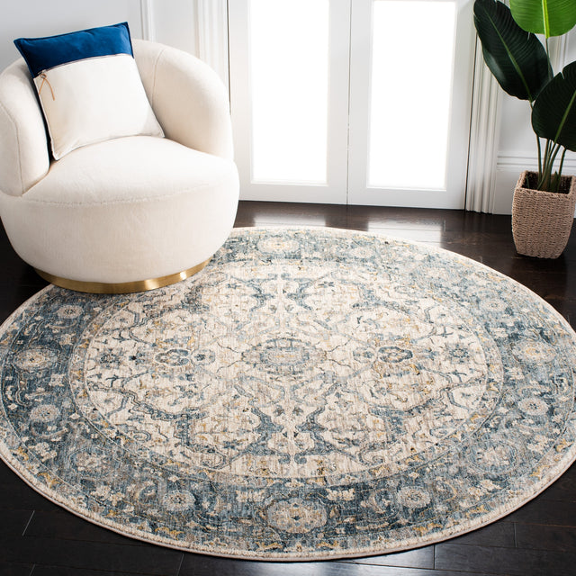 Safavieh Valencia Val566A Ivory/Blue Rugs.