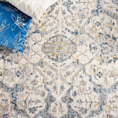 Safavieh Valencia Val566A Ivory/Blue Rugs.