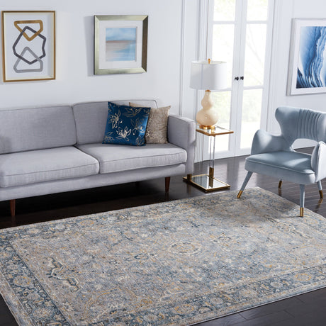 Safavieh Valencia Val566F Light Grey/Blue Rugs.