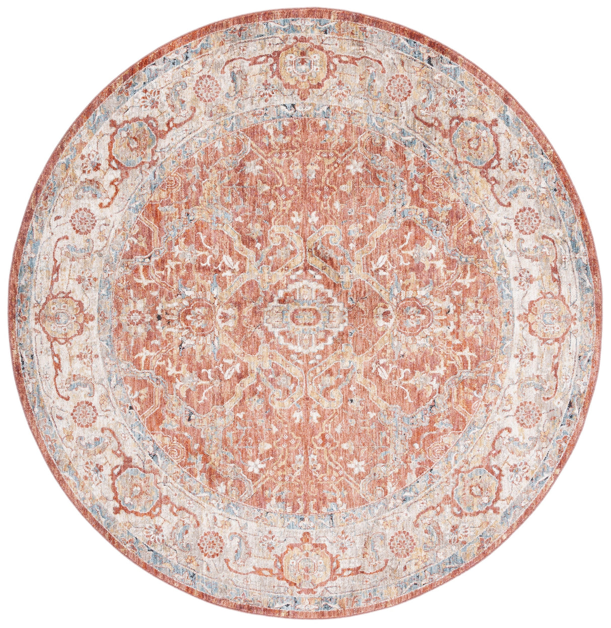 Safavieh Valencia Val566P Rust/Teal Rugs.