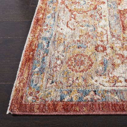 Safavieh Valencia Val566P Rust/Teal Area Rug