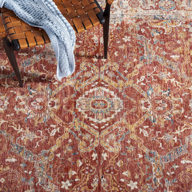 Safavieh Valencia Val566P Rust/Teal Rugs.