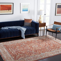 Safavieh Valencia Val566P Rust/Teal Area Rug