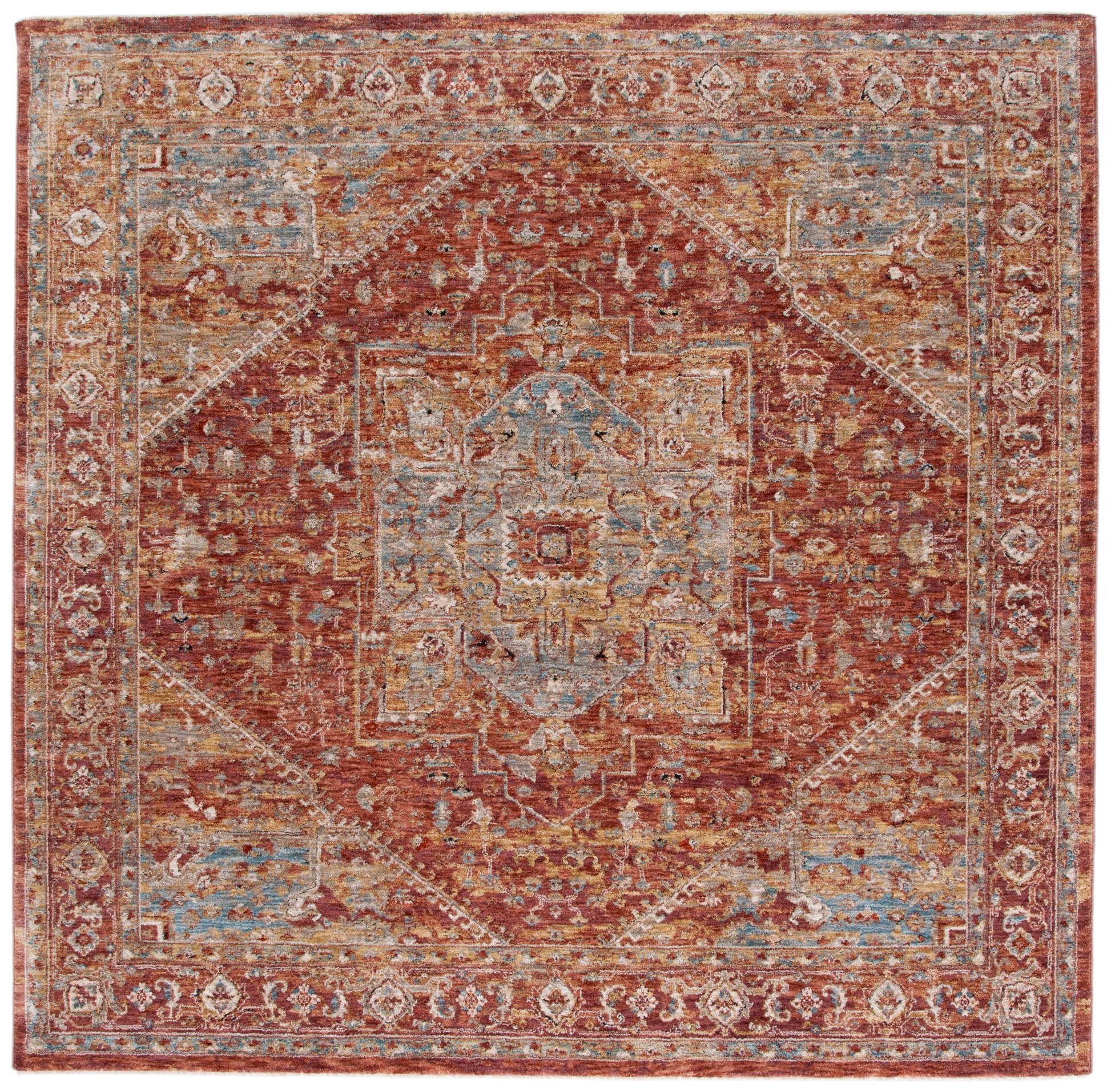 Safavieh Valencia Val568B Ivory/Rust Area Rug