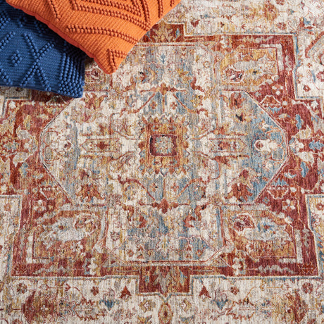 Safavieh Valencia Val568B Ivory/Rust Rugs.