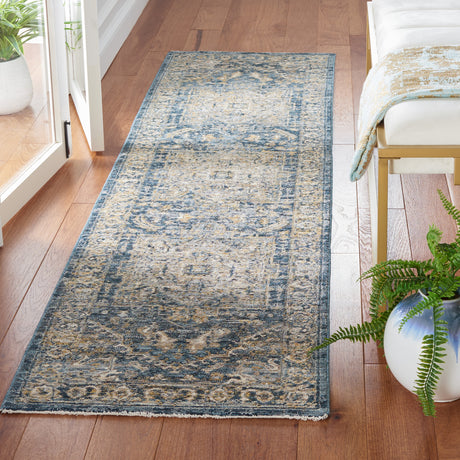 Safavieh Valencia Val568M Dark Blue/Yellow Rugs.