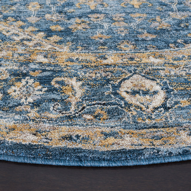 Safavieh Valencia Val568M Dark Blue/Yellow Rugs.