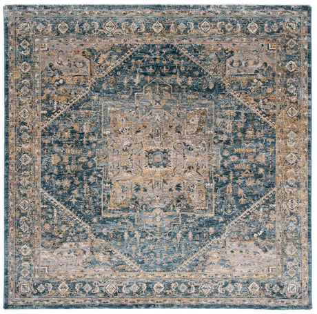 Safavieh Valencia Val568M Dark Blue/Yellow Rugs.