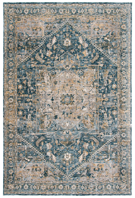 Safavieh Valencia Val568M Dark Blue/Yellow Rugs.