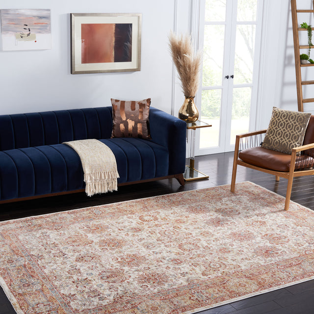 Safavieh Valencia Val570B Ivory/Rust Rugs.