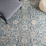 Safavieh Valencia Val570C Ivory/Light Blue Rugs.