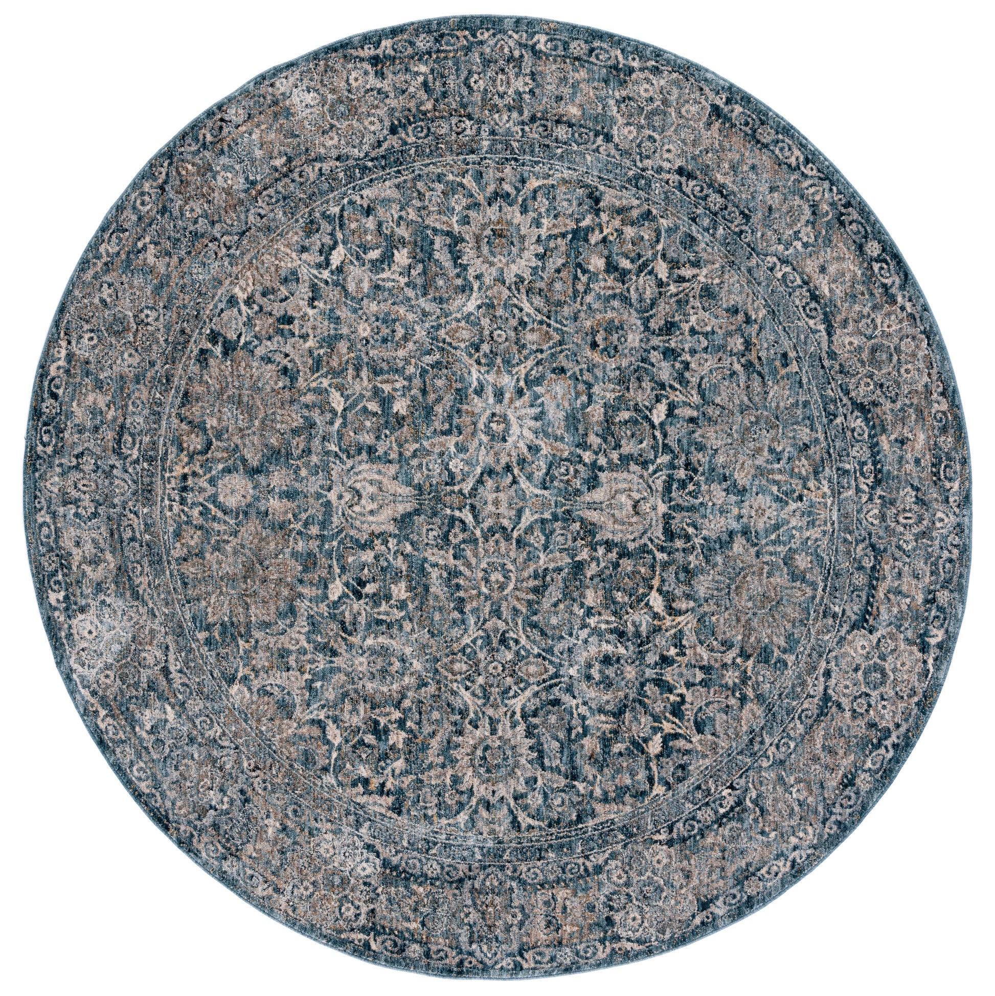 Safavieh Valencia Val570M Blue Area Rug