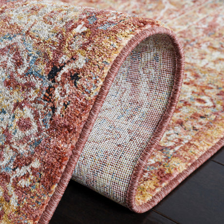 Safavieh Valencia Val570P Rust/Teal Rugs.