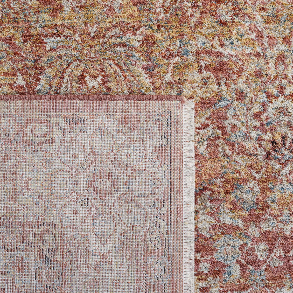 Safavieh Valencia Val570P Rust/Teal Rugs.