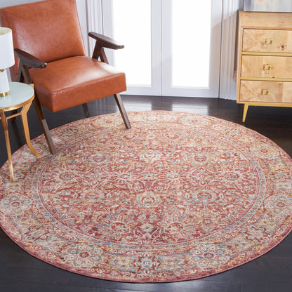 Safavieh Valencia Val570P Rust/Teal Area Rug