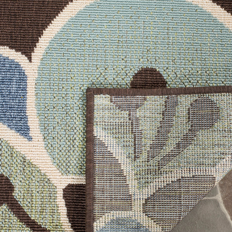 Safavieh Veranda Ver001 Chocolate/Aqua Rugs.