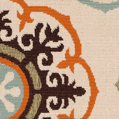 Safavieh Veranda Ver002 Cream/Terracotta Area Rug