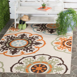 Safavieh Veranda Ver002 Cream/Terracotta Area Rug