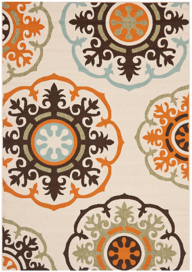 Safavieh Veranda Ver002 Cream/Terracotta Area Rug
