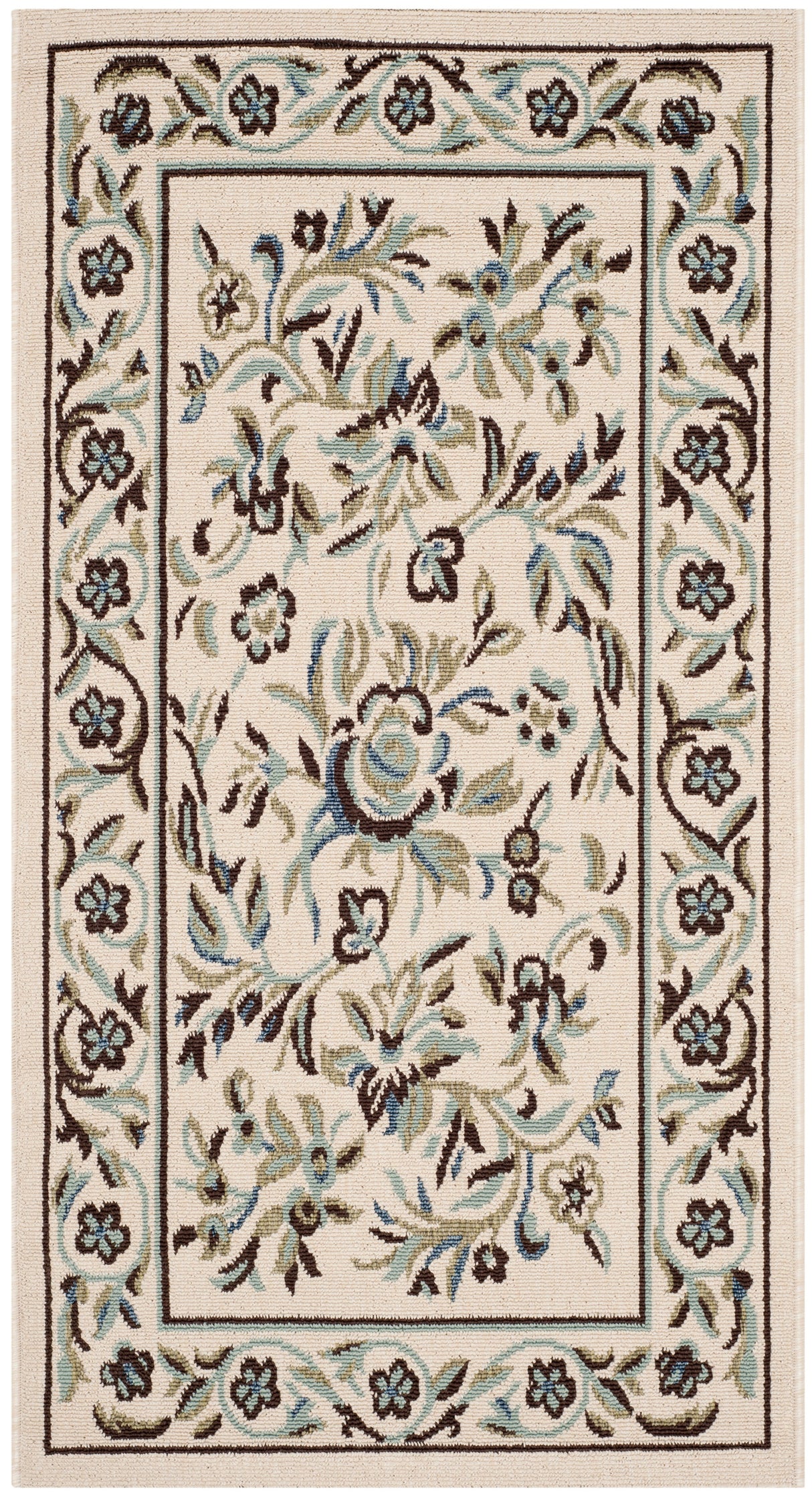 Safavieh Veranda Ver011 Cream/Green Rugs.