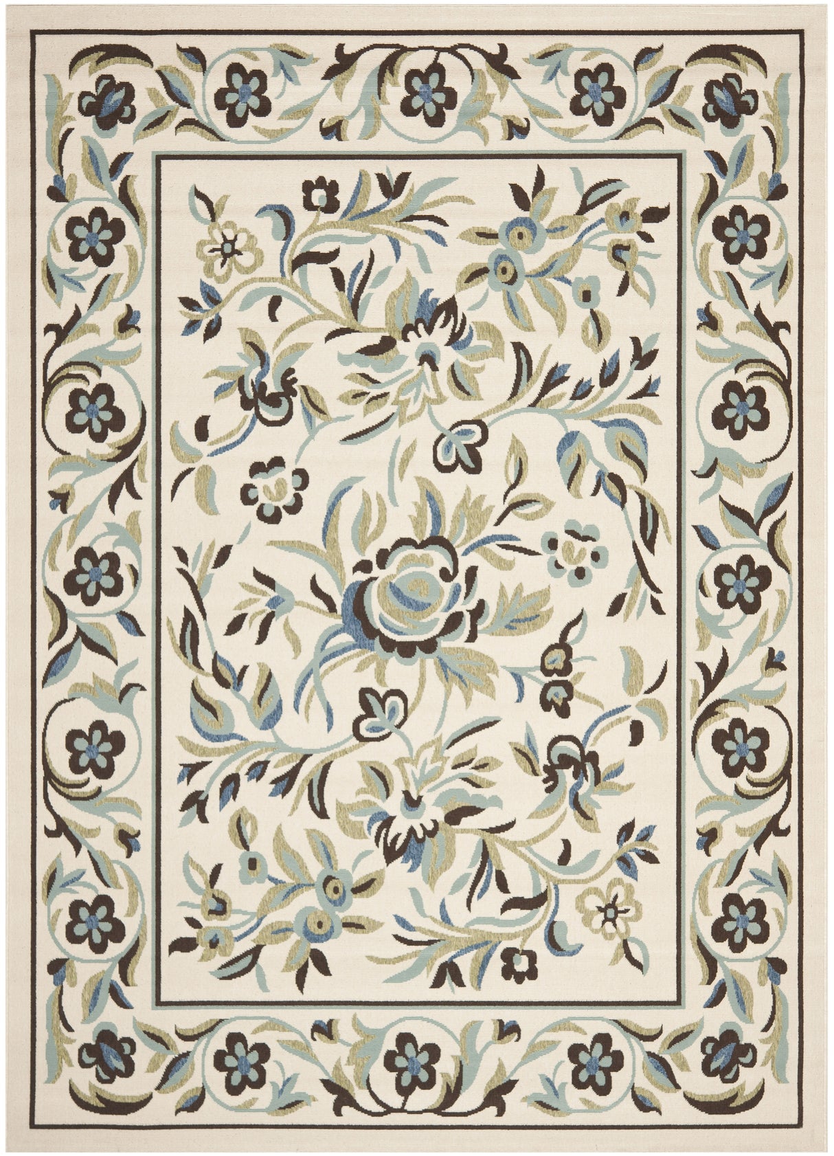 Safavieh Veranda Ver011 Cream/Green Rugs.