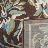 Safavieh Veranda Ver011 Chocolate/Aqua Rugs.