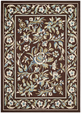 Safavieh Veranda Ver011 Chocolate/Aqua Rugs.