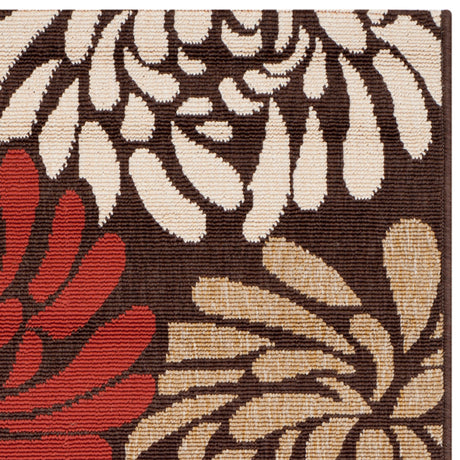 Safavieh Veranda Ver049 Chocolate/Terracotta Rug.