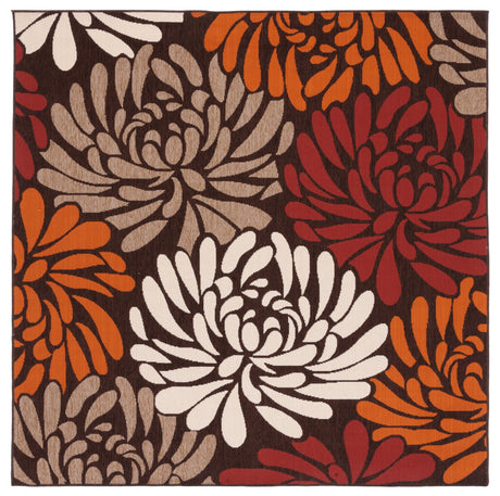 Safavieh Veranda Ver049 Chocolate/Terracotta Rug.