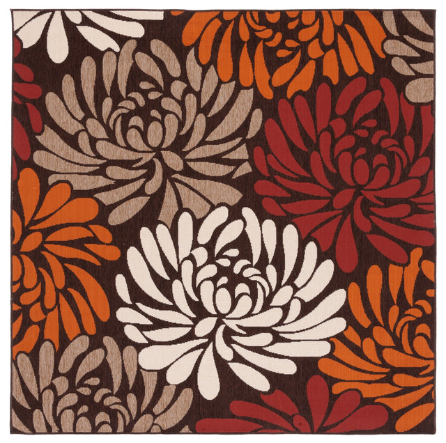 Safavieh Veranda Ver049 Chocolate/Terracotta Rug.