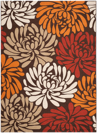 Safavieh Veranda Ver049 Chocolate/Terracotta Area Rug